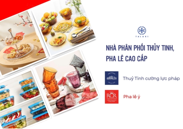 RCR Và Duralex: Nghệ Thuật Chế Tác Thủy Tinh Pháp & Pha Lê Ý Tại Talaki