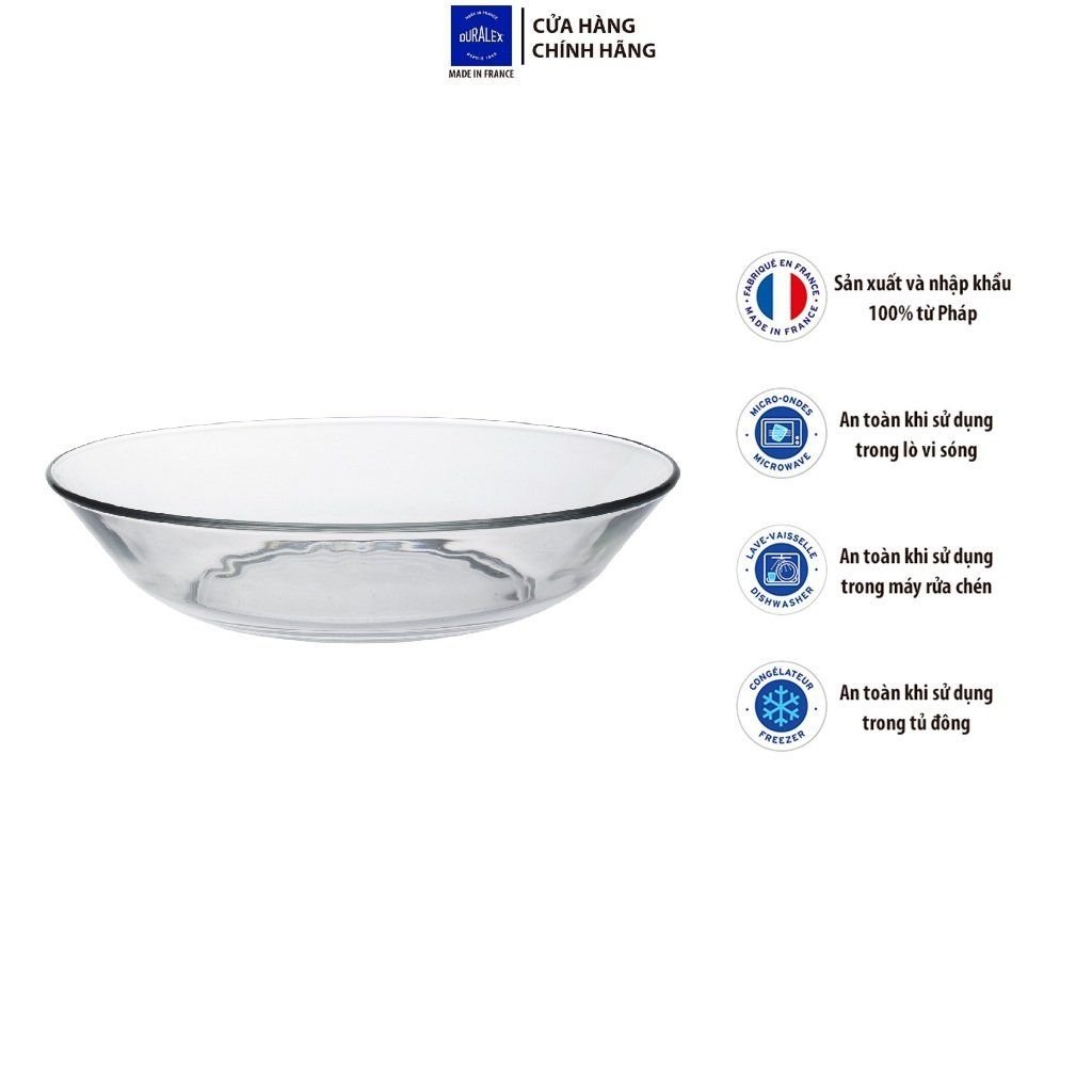 Bộ 6 Dĩa Lys trong Clear 21cm