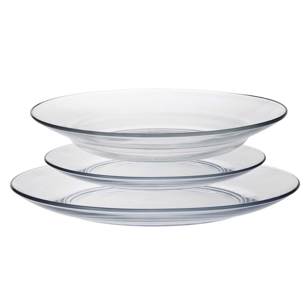 Bộ 3 dĩa 3 size Lys trong Clear